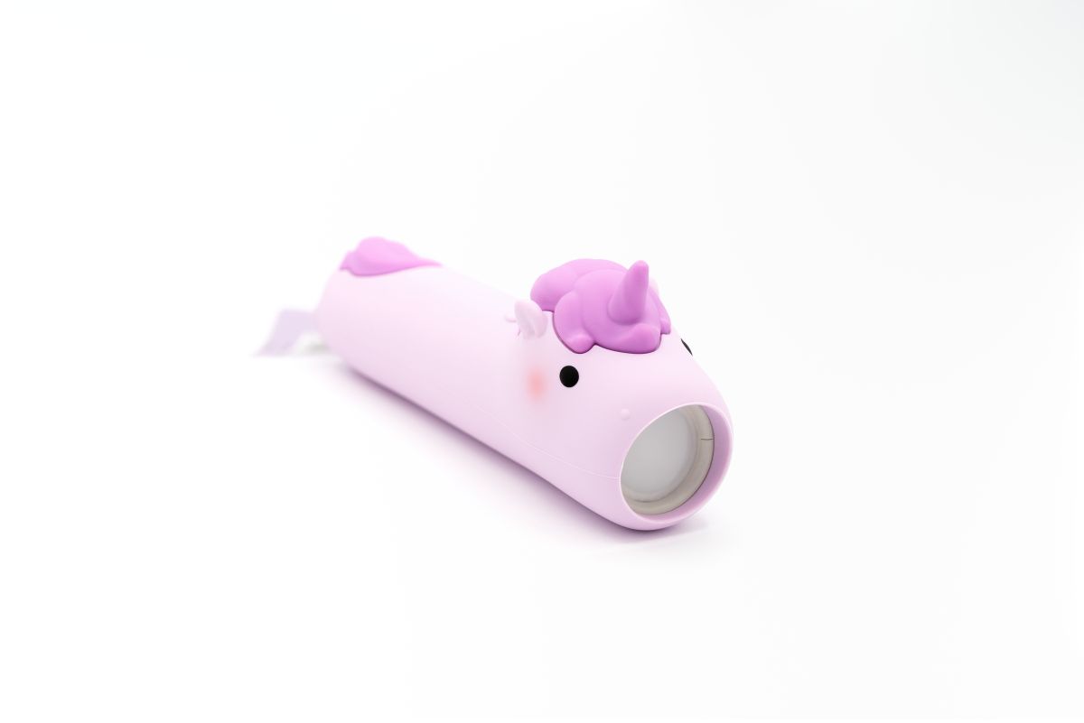 Silikon-Taschenlampe Einhorn rosa -Little L