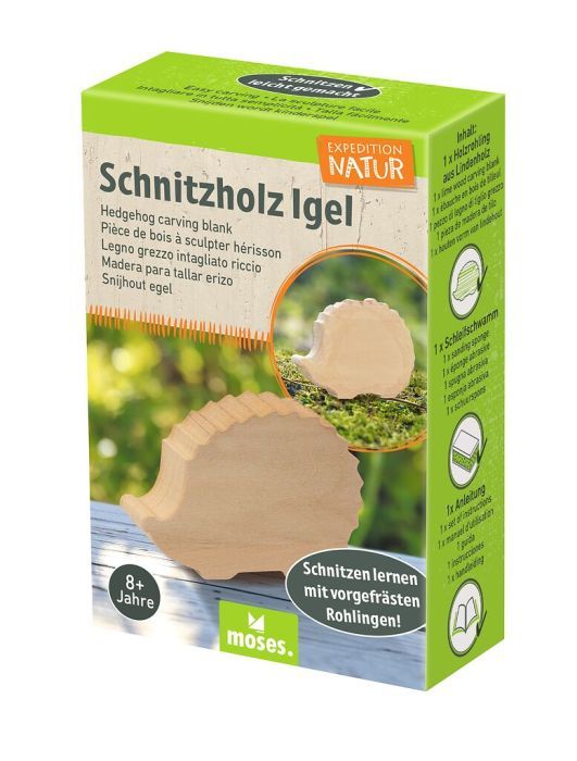 Expedition Natur Schnitzen leicht gemacht - Waldtiere schnitzen (verschiedene Designs, 1 Stück)