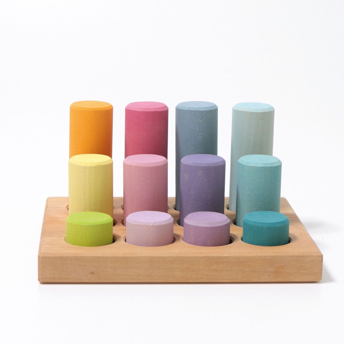 Grimm`s Steckspiel kleine Walzen Pastell 10574