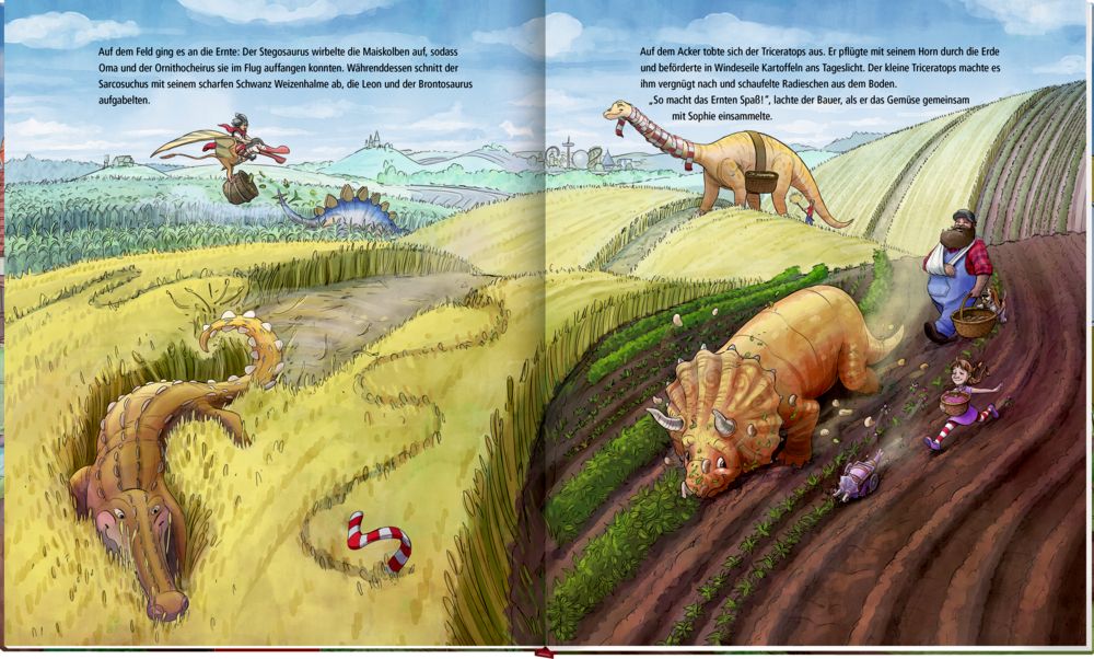 Dinosaurier auf dem Bauernhof 3+ (Band 4)
