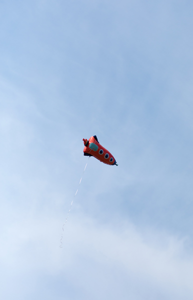 Folienballon Rakete, 44x115cm - Party Deco