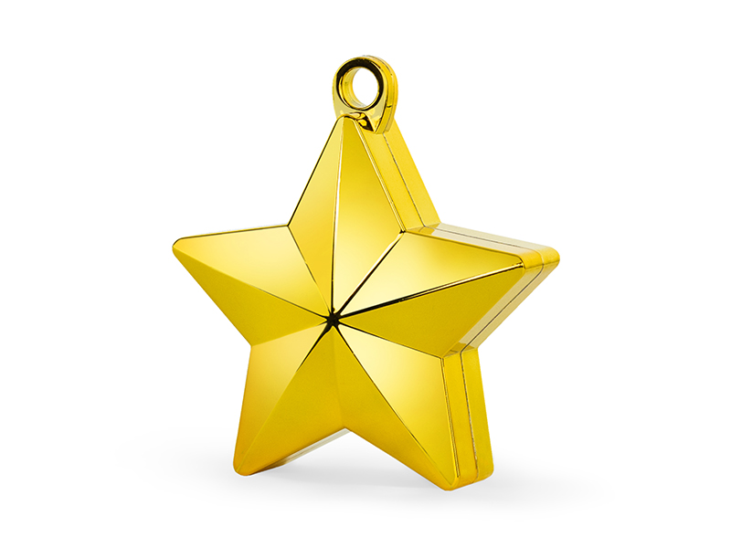 Ballongewicht Stern gold - Party Deco