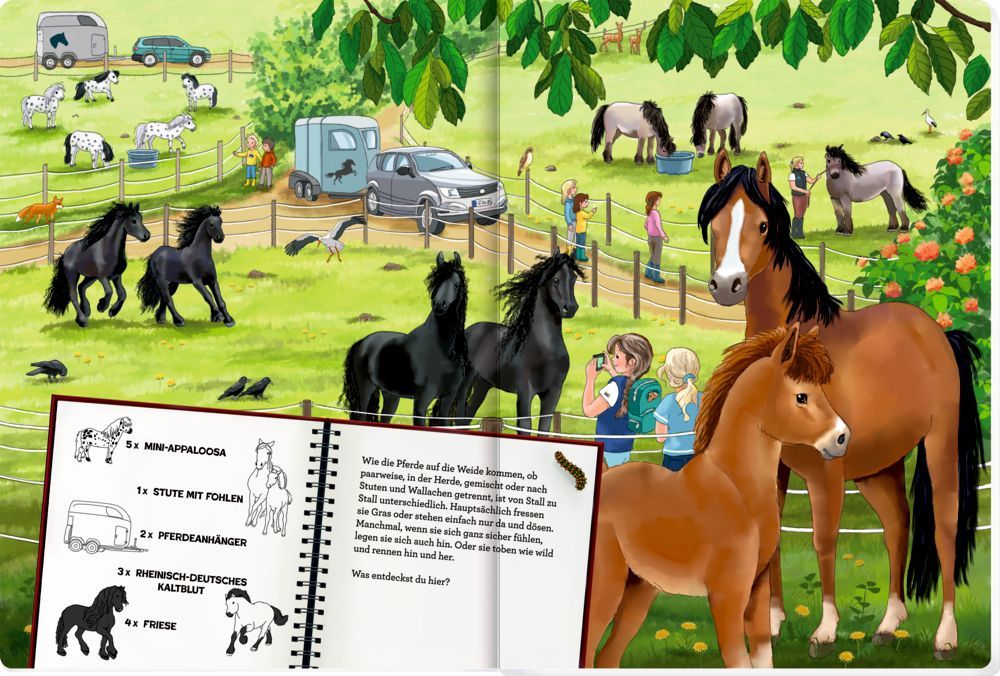 Mein riesengroßes WimmelSuchBuch: Pferde & Ponys (Buchbonus)