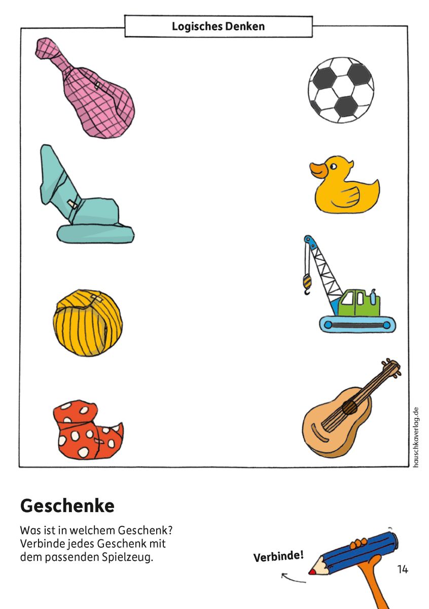 Kindergartenblock - Vergleichen, rätseln und malen - Hauschka Verlag 3+