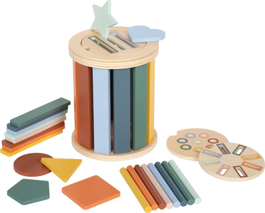 Montessori Sortierspiel mit Trommel - Small Foot
