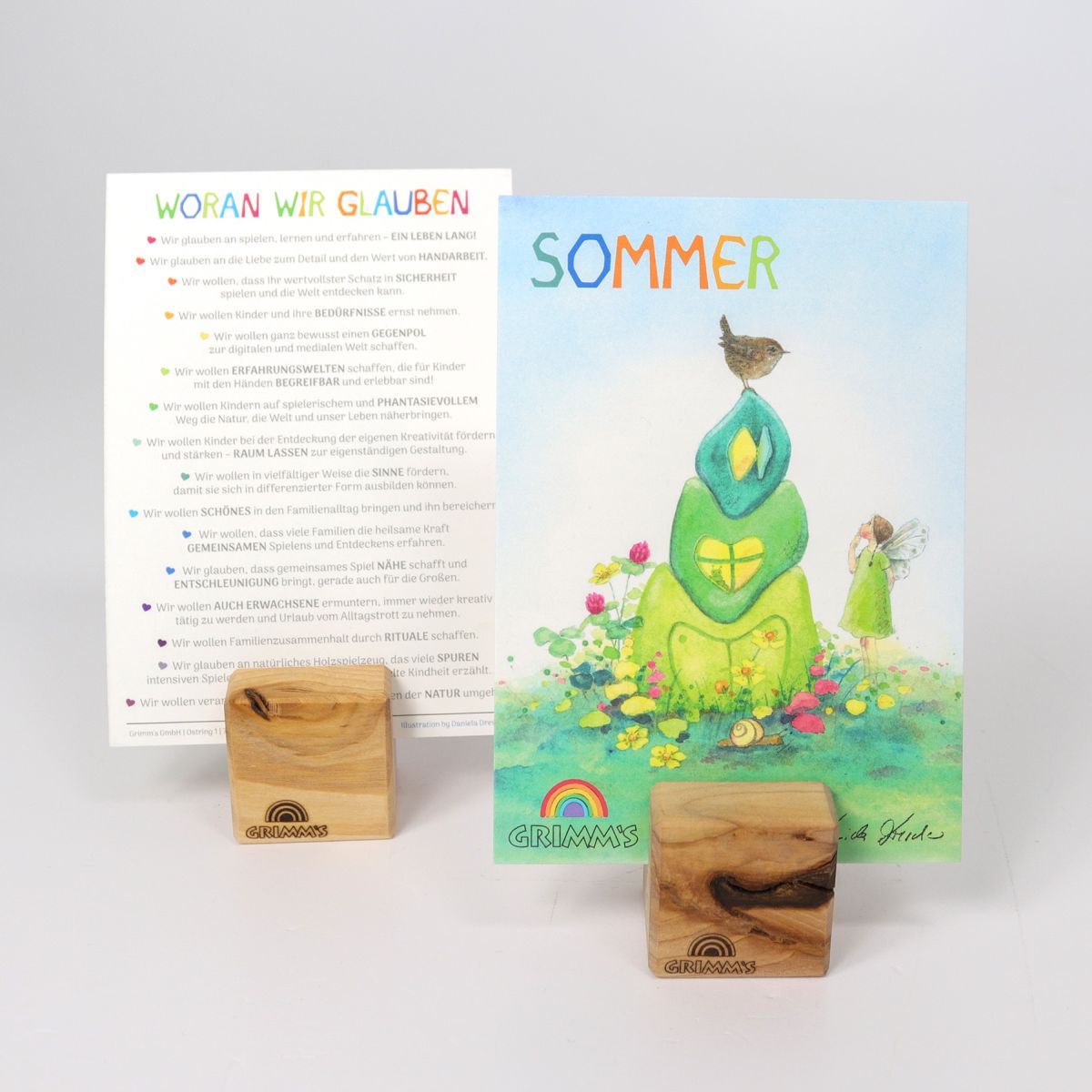Grimm's Jahreszeitenpostkarte "Sommer"