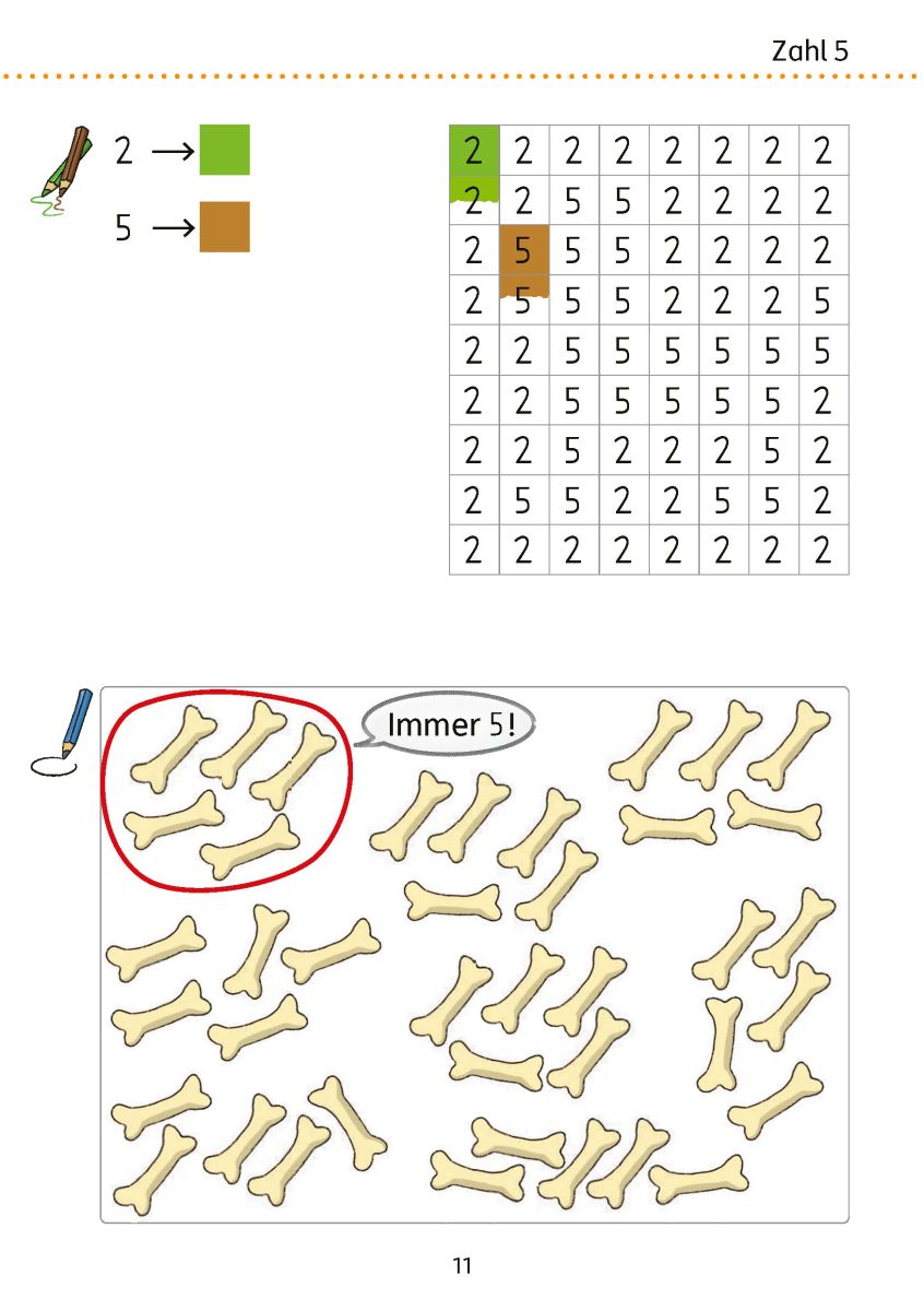 Mein Übungsheft Zahlen schreiben 1-10 – 1. Klasse: Zählen, Mengen, erstes Rechnen - Hauschka Verlag