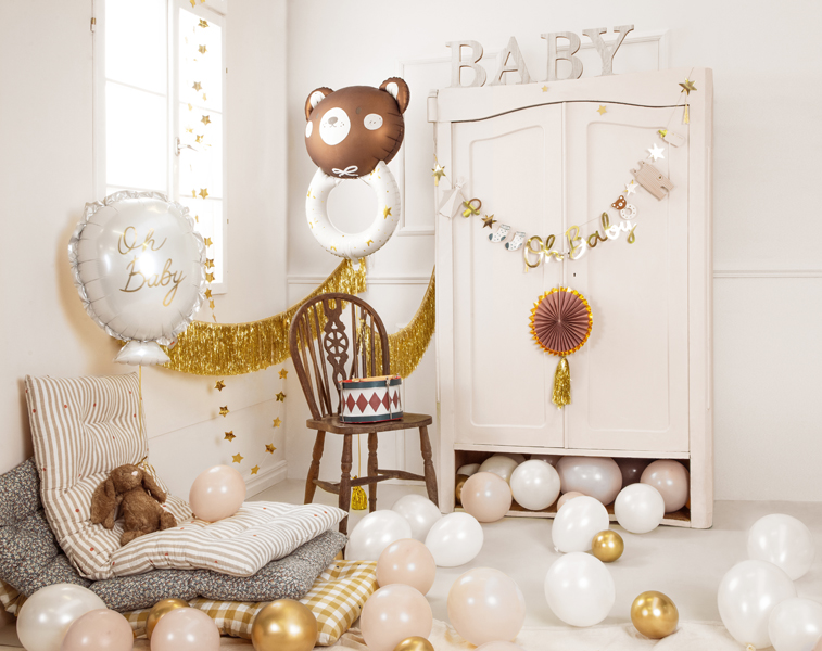 Folienballon Oh baby, 53x69 cm - Party Deco