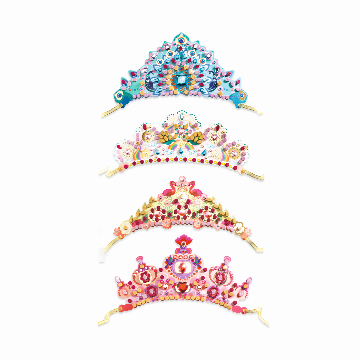 DIY Mosaik-Diademe Wie eine Prinzessin - DJECO