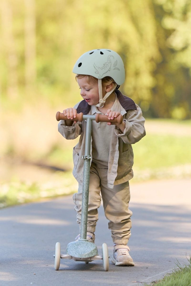 Kinderhelm grün Safari Dreams - Little Dutch