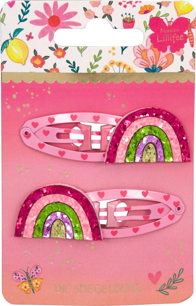 Haarclips Glitzer-Regenbogen - Prinzessin Lillifee