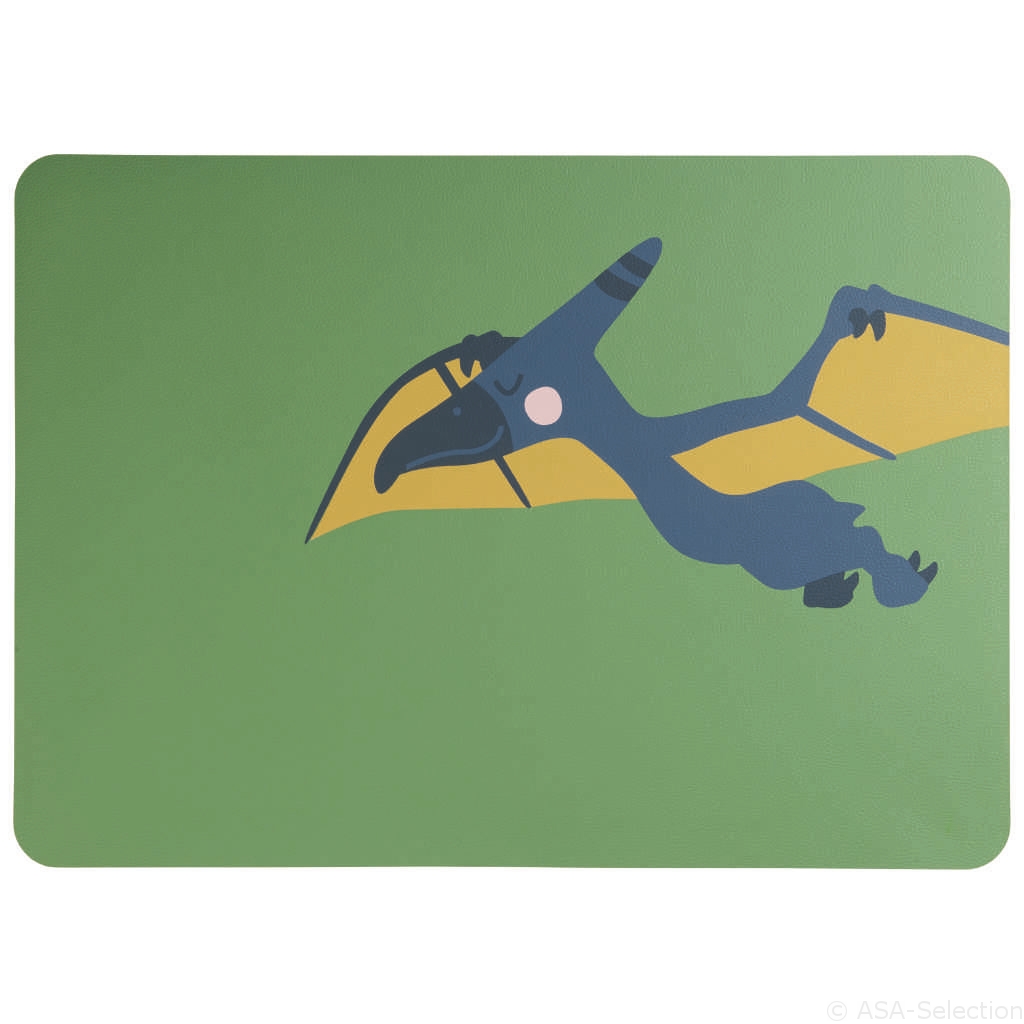 Kinder-Tischset Dinosaurier Pterosaurus Pako grün - ASA Selection