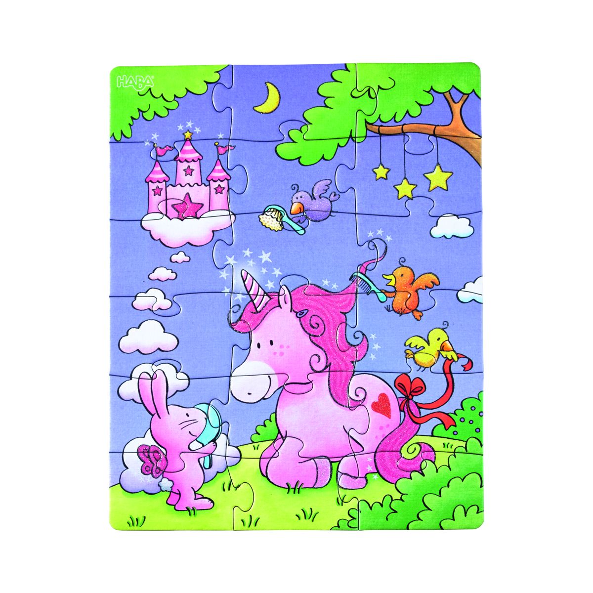 HABA Puzzle Einhorn Glitzerglück