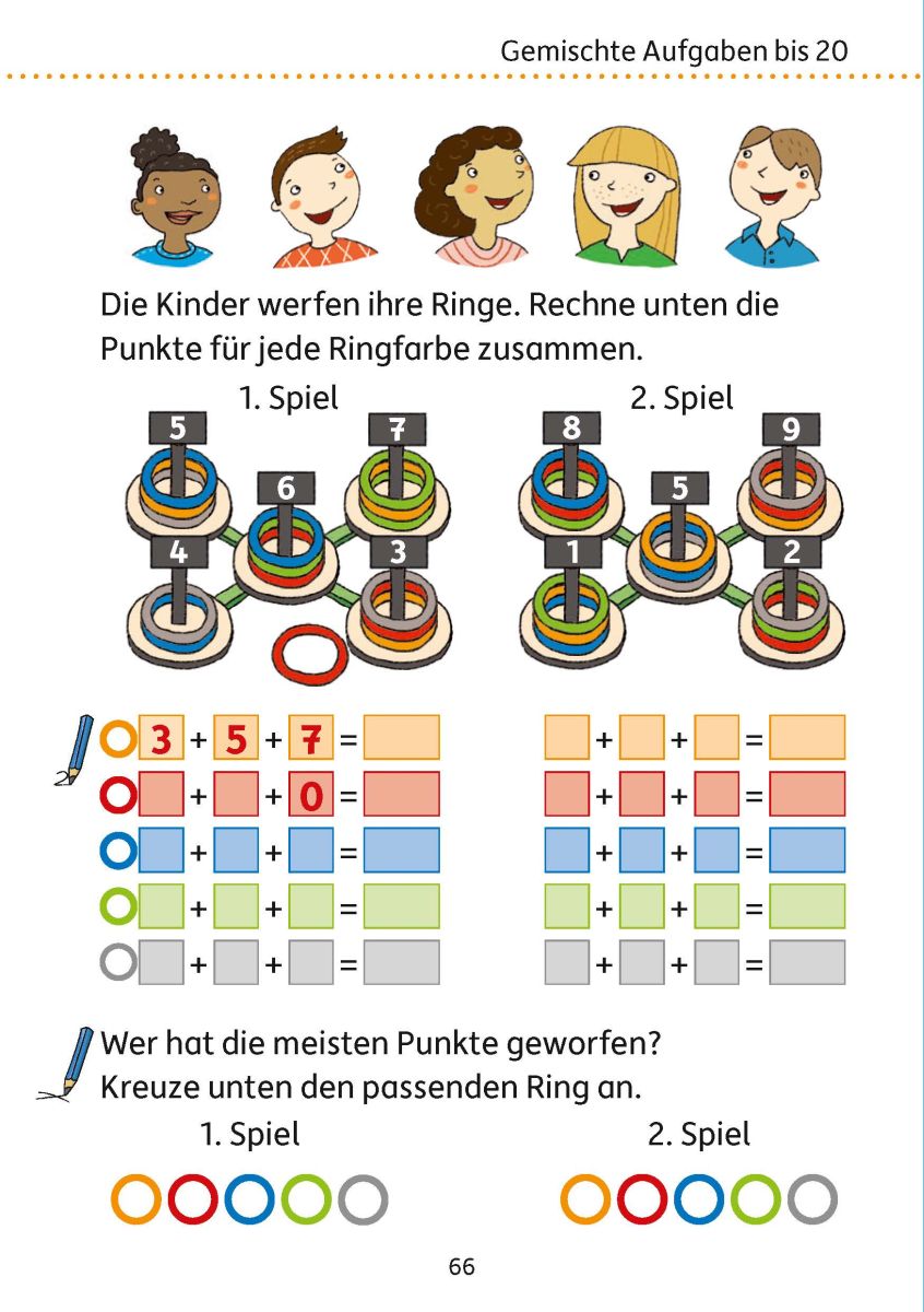 Mein Übungsheft Rechnen - 1. Klasse - Hauschka Verlag