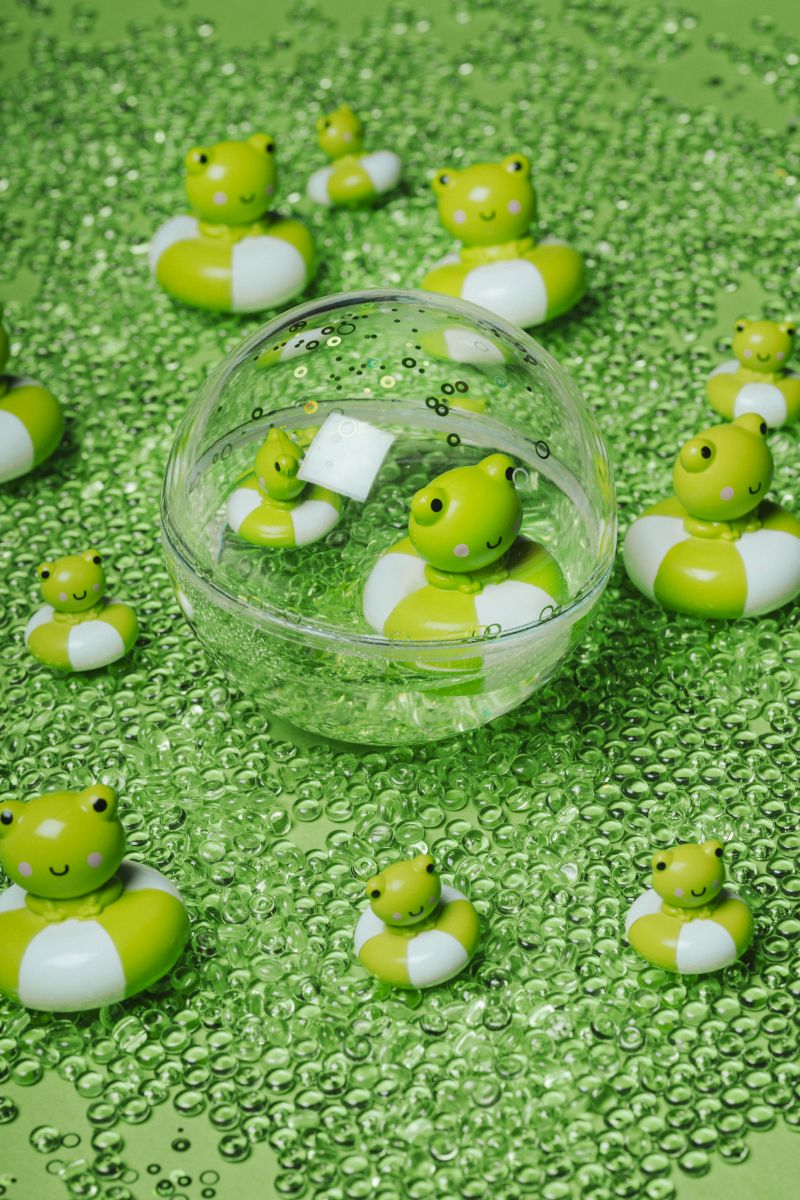 Happy Bubbles Badewannenspielzeug Froggies Frösche - Petit Boum