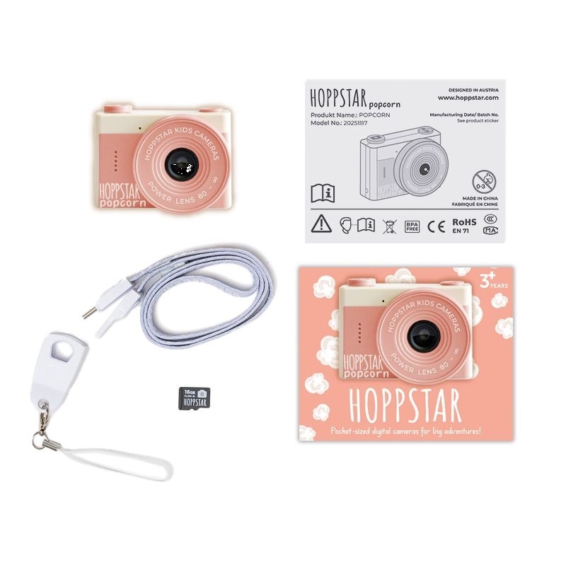 Hoppstar POPCORN Mini Kinderkamera sorbet