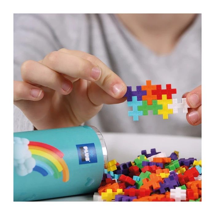 PLUS PLUS Mini-Bausteine Regenbogen 100 Stück