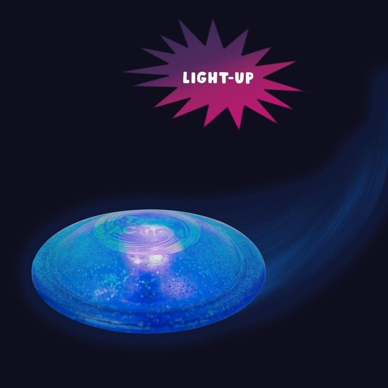 TAKE ACTION Pocket Light-Up Frisbee In- & Outdoor (unterschiedliche Designs, 1 Stück)