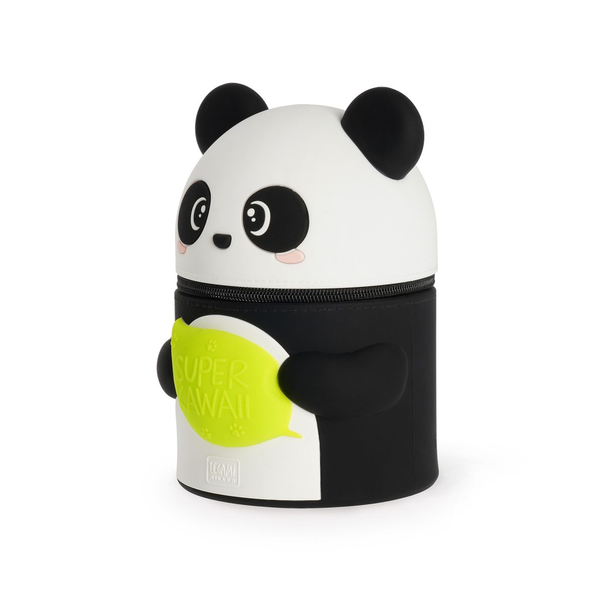 Super Kawaii Mäppchen und Stiftehalter aus Silikon Panda - Legami