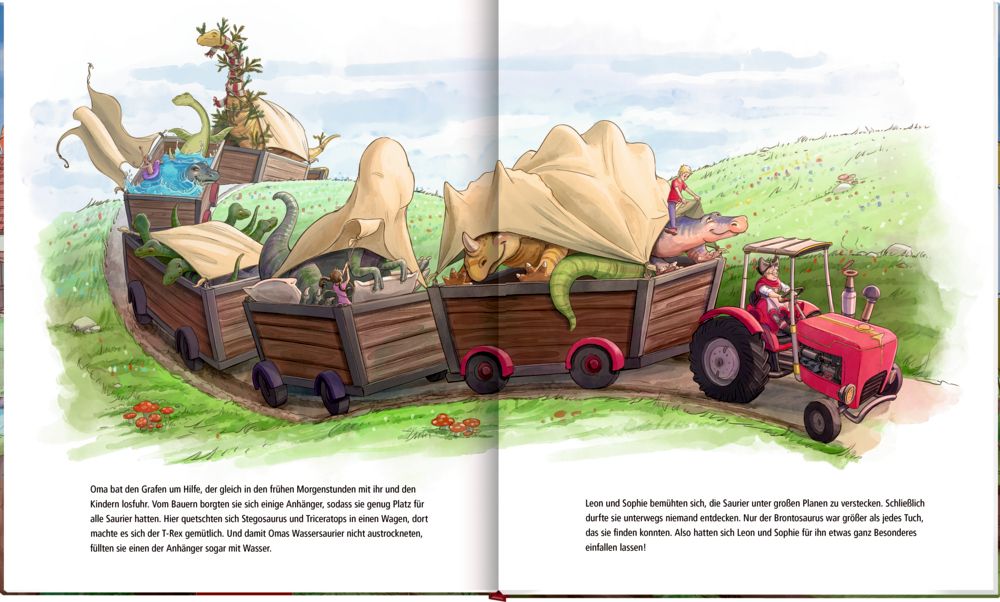 Dinosaurier auf dem Bauernhof 3+ (Band 4)