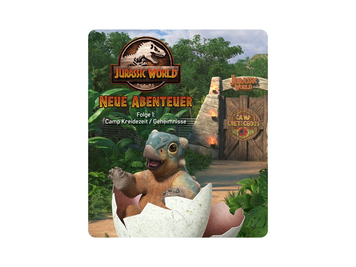Jurassic World: Neue Abenteuer, Folge 1: Camp Kreidezeit / Geheimnisse - Tonies 6+