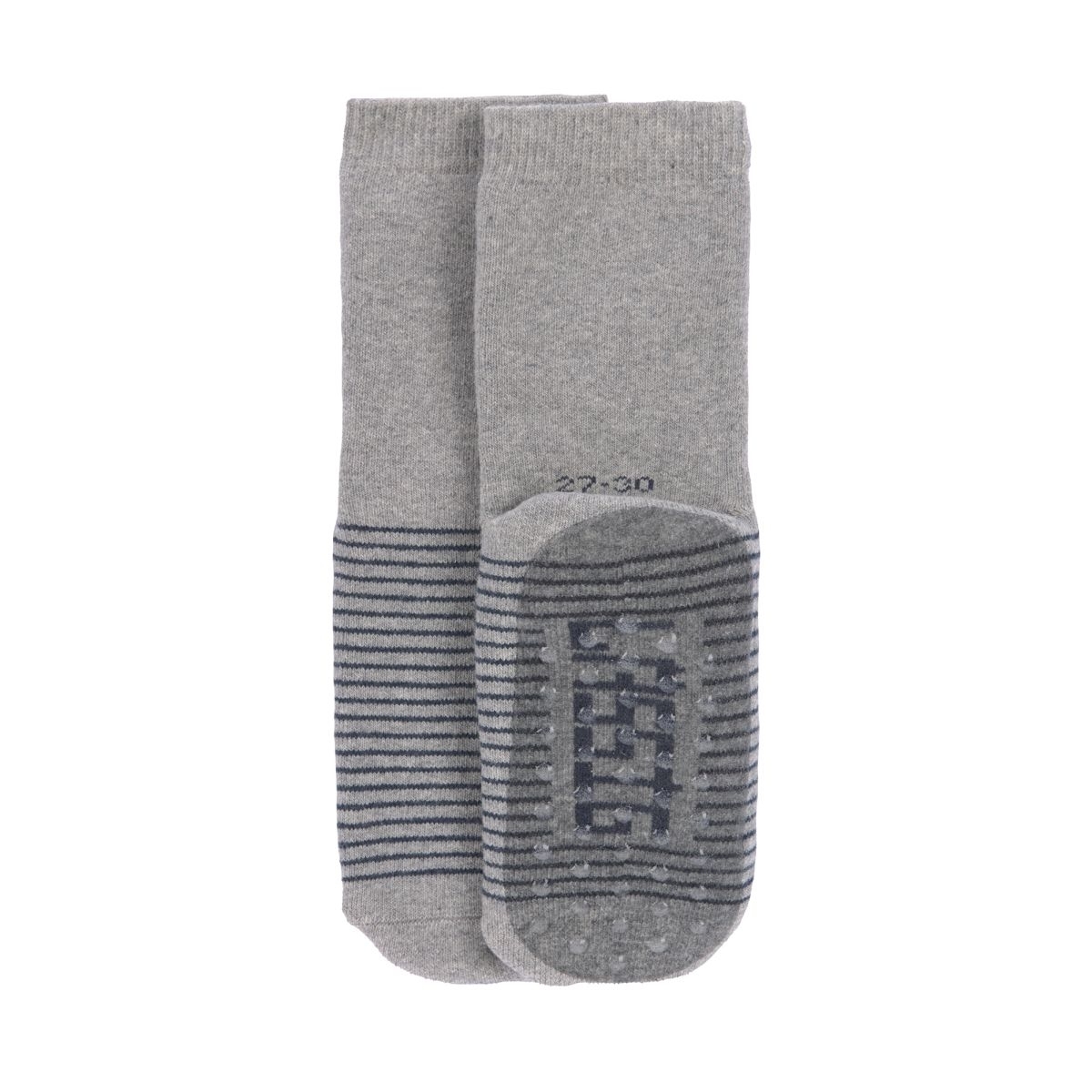 Kinder Antirutsch-Socken blau-grau - Gr. 19-22