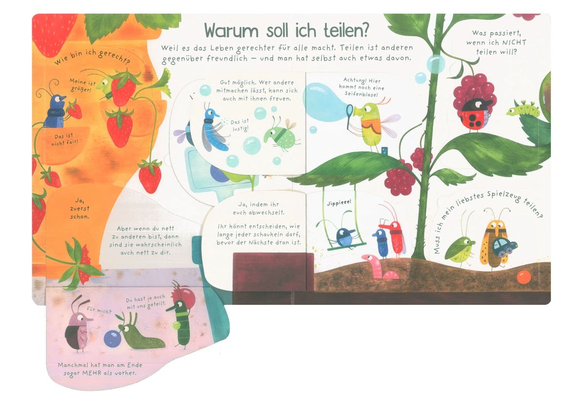 Erstes Aufklappen und Verstehen: Teilst du mit mir? 4+