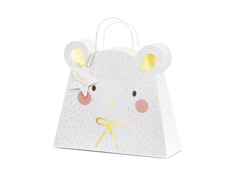Geschenktüte Eisbär 27 cm - Party Deco