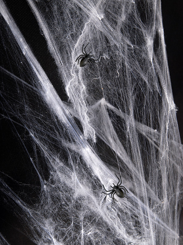 Halloween Spinnennetz weiß - Party Deco