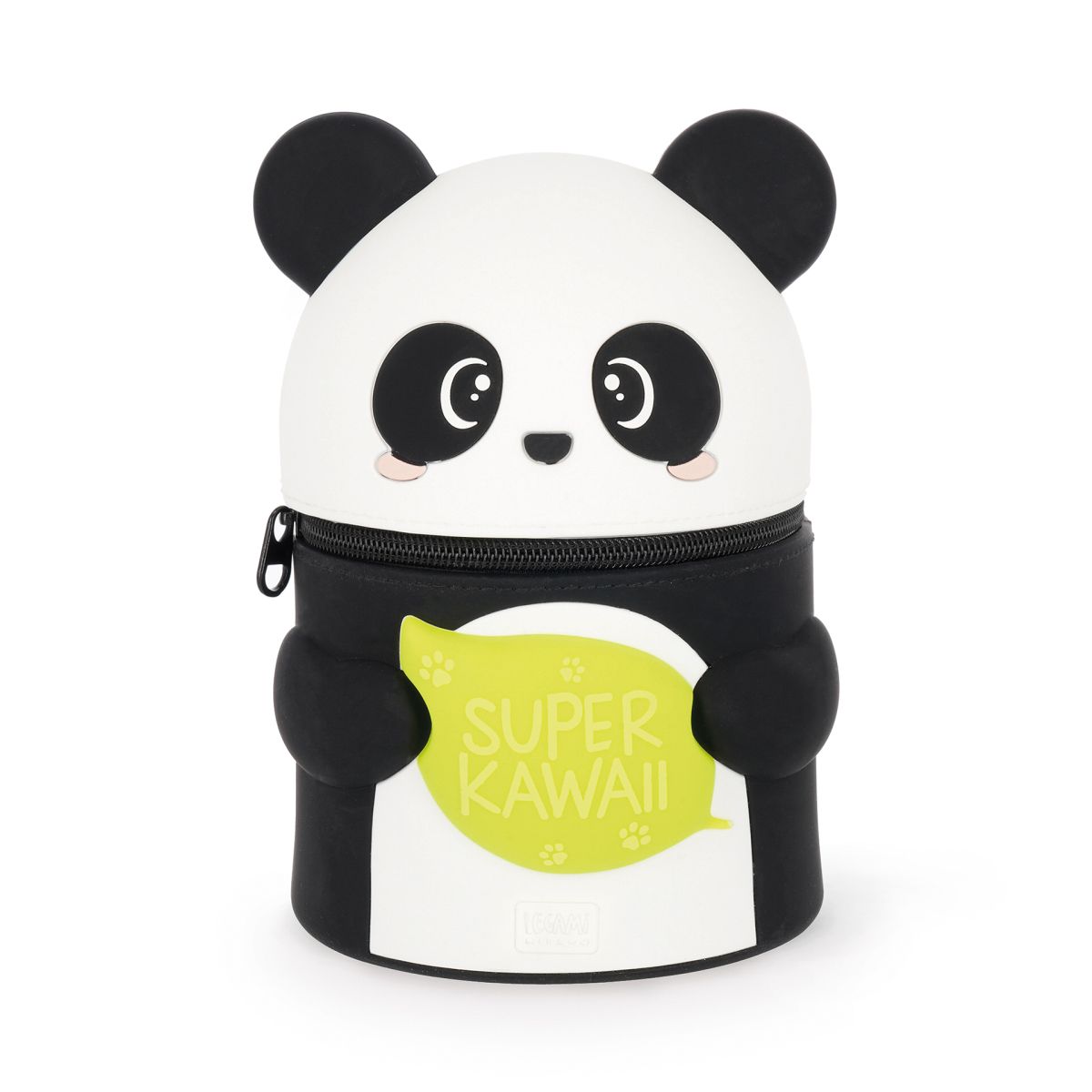 Super Kawaii Mäppchen und Stiftehalter aus Silikon Panda - Legami