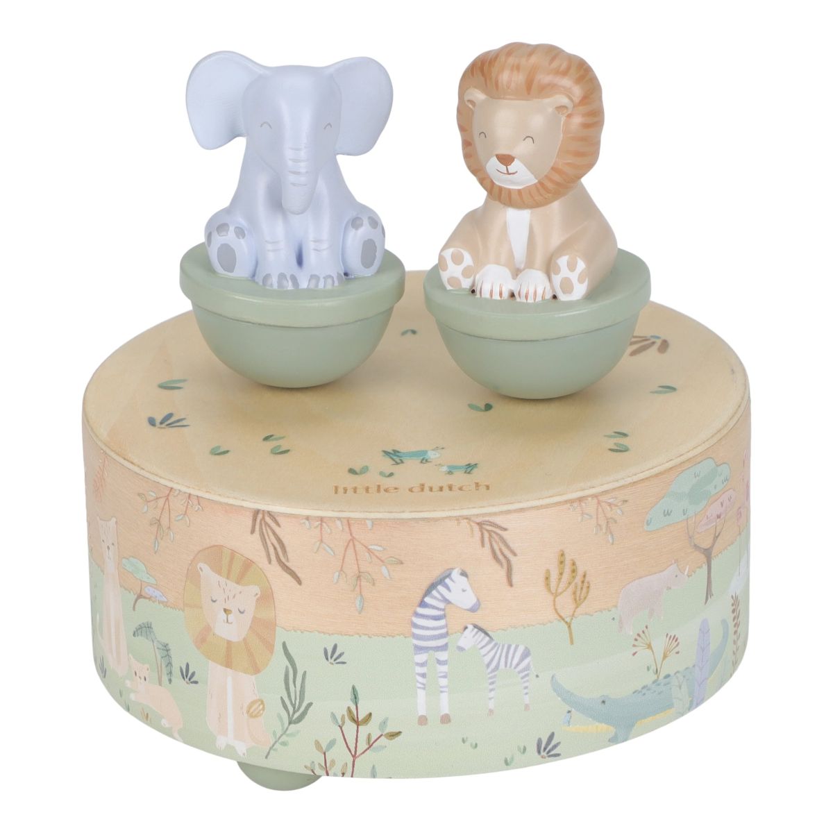 Holz Spieluhr Safari Friends - Little Dutch
