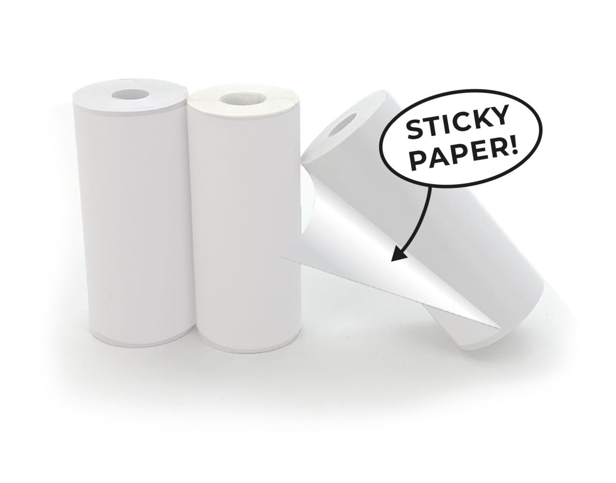 Hoppstar Papierrollen selbstklebend 3er Nachfüllpack - für Artist Kamera