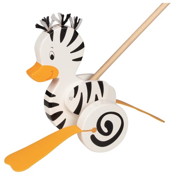 Schiebetier Zebra-Ente - Goki