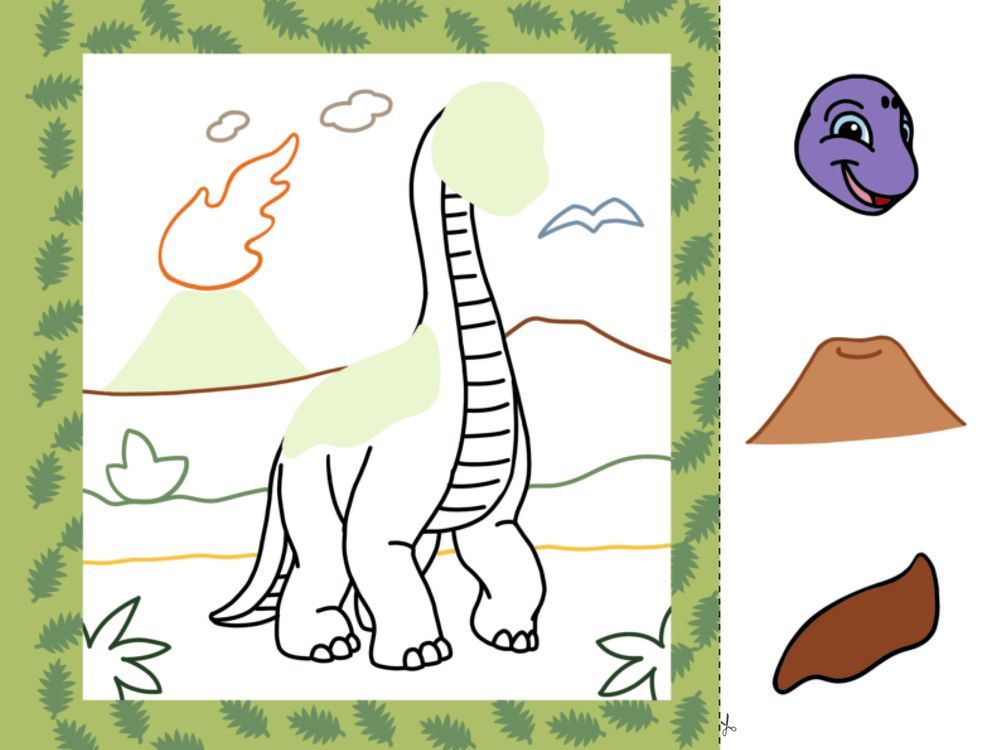 Mein 1.Dino-Bastelbuch: Schneiden, kleben, malen (Mini-Künstler)