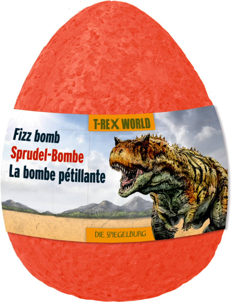 Sprudel-Bomben T-Rex World (1 Stück, verschiedene Designs)