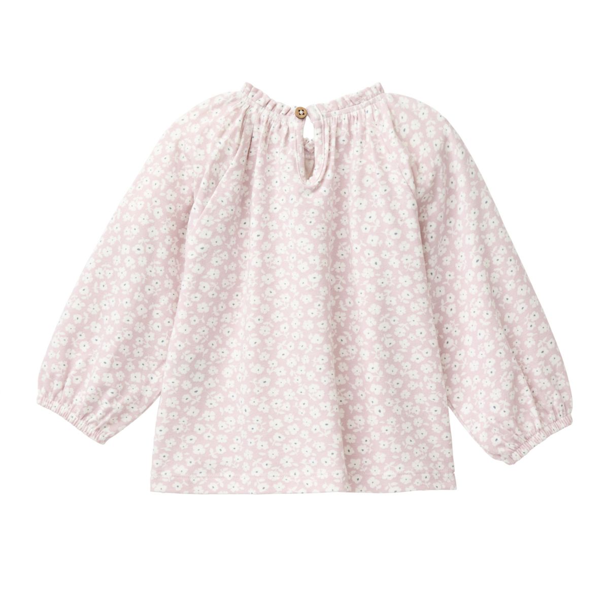 Langarm-Shirt rosa Veilchen - 74-80