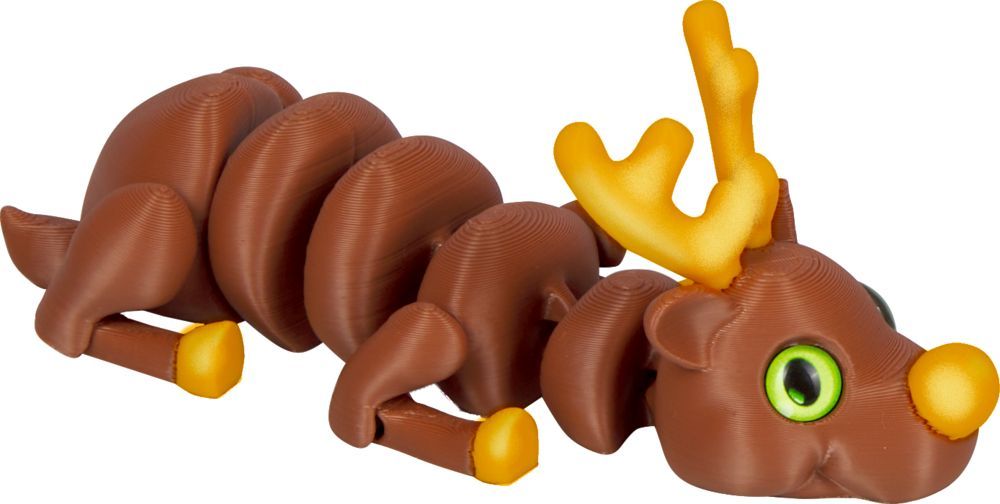 Rentier (beweglich) - Fröhliche Weihnachten