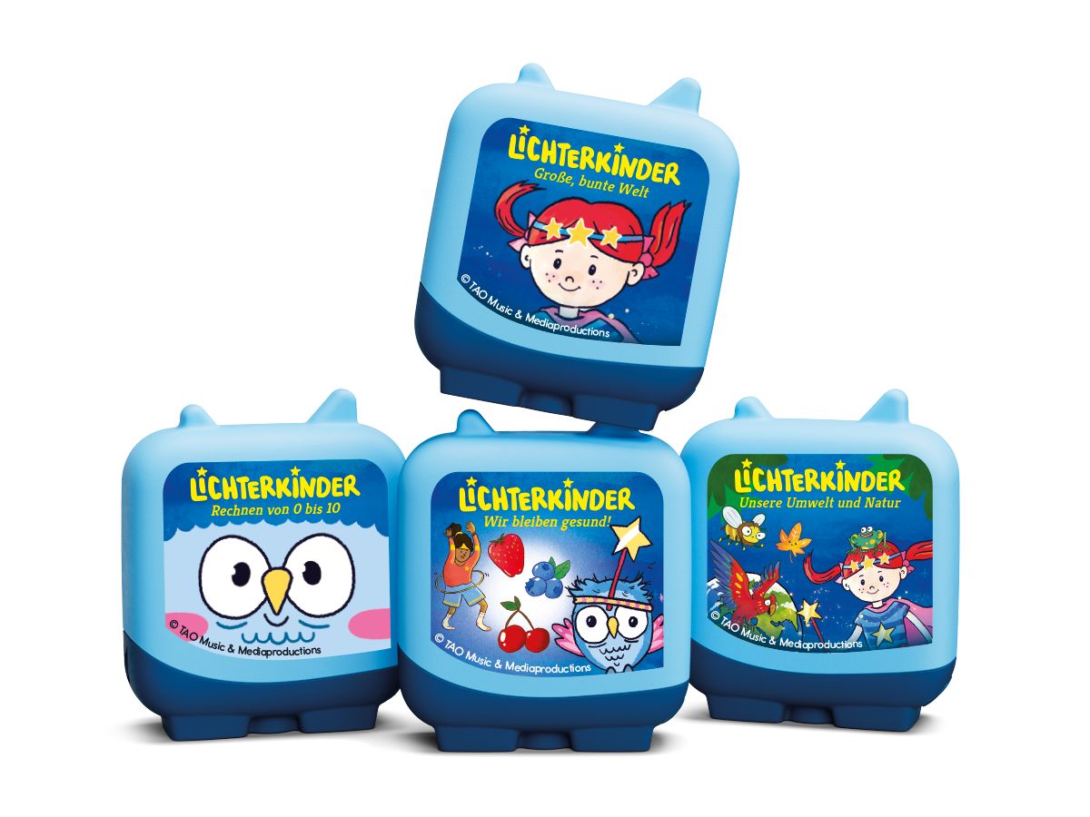 Pocket Tonie: Lichterkinder - Lernen mit LIKI und LUMI 4er Set - Tonies 5+