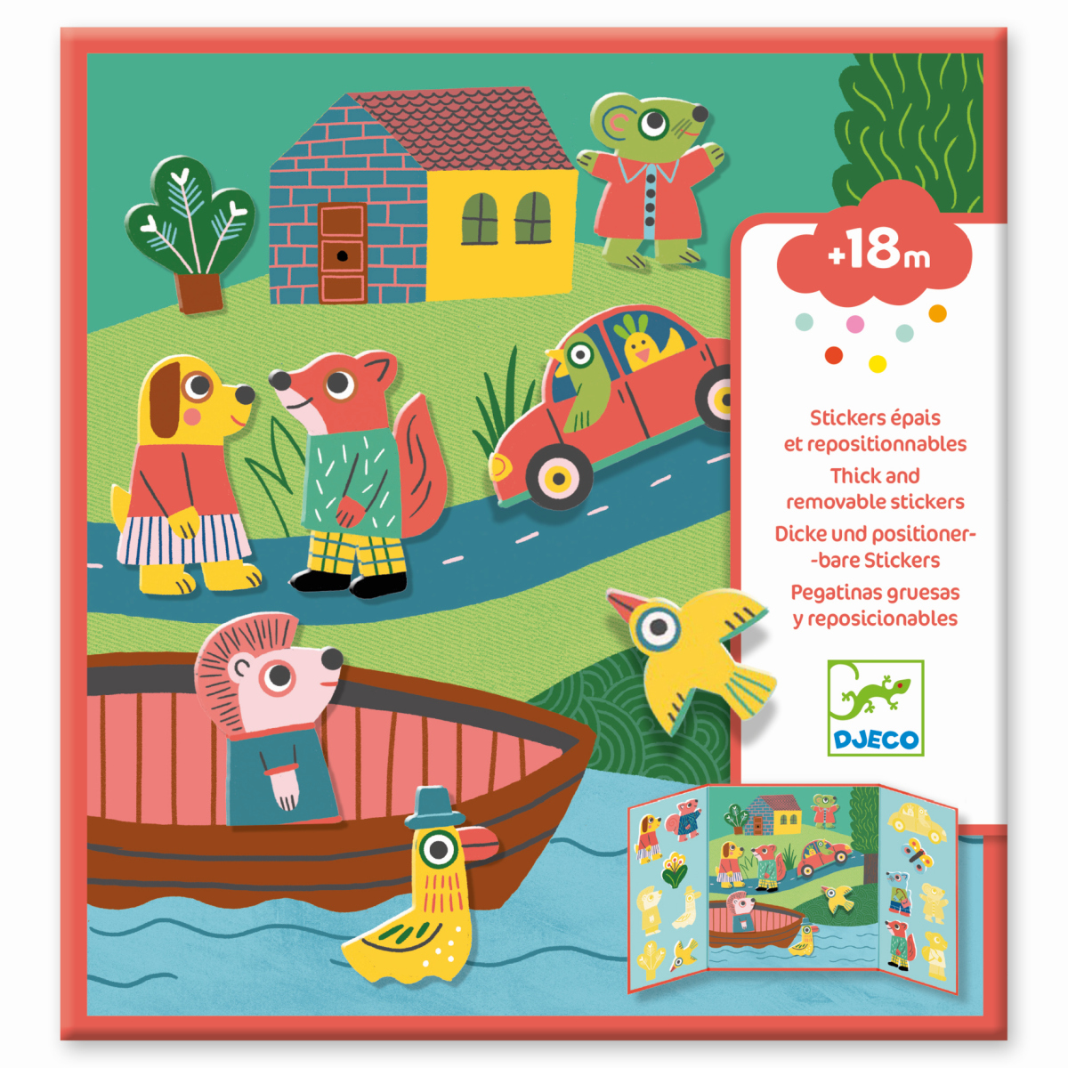 Sticker Tiere - DJECO