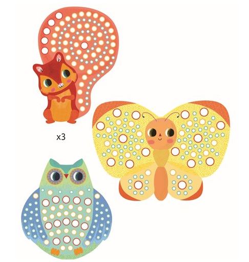 Mosaik Milifiori - Waldtiere - DJECO