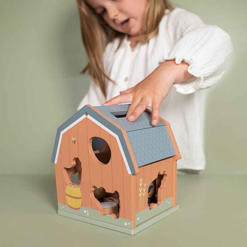 Formen-Steckspiel Little Farm - Little Dutch