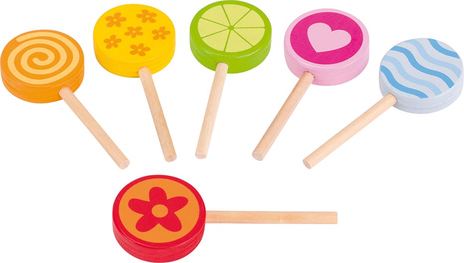 Kaufladen Miniaturen Lollies (6 Stück) - Goki