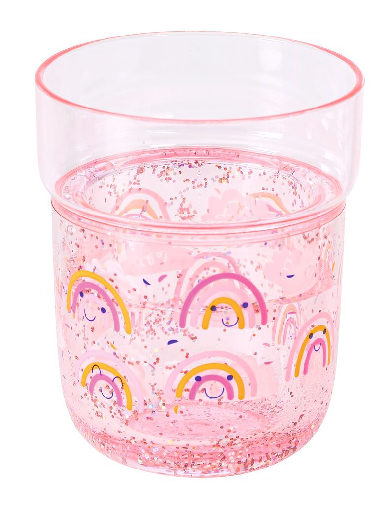 Trinkbecher Glitzerzauber (verschiedene Designs, 1 Stück)