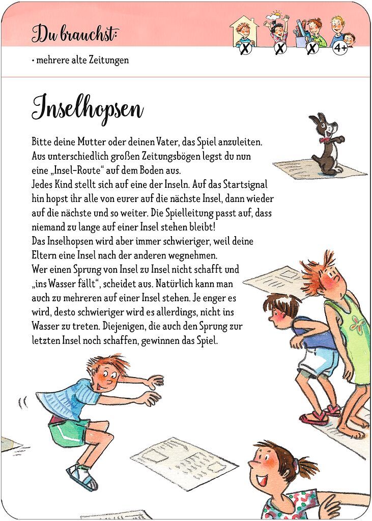 50 Spiele für den Kindergeburtstag im Kindergartenalter - Moses