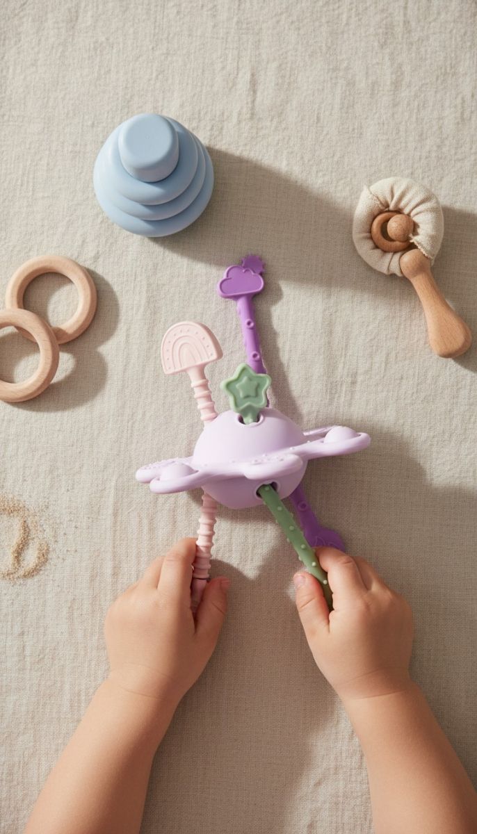 Sensorikspielzeug "Ufo klein" Sky Purple - Little L