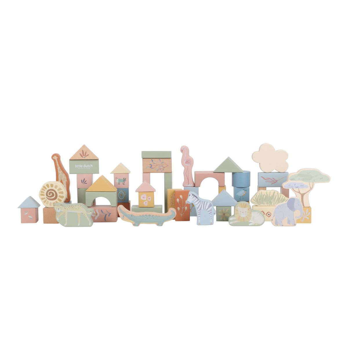 Holzbausteine Safari Friends - Little Dutch
