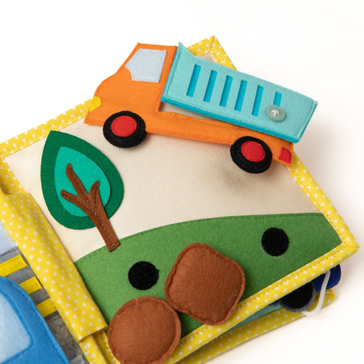 Mini Quiet Book Mein erster Bagger (ab 18 Monate)- Jolly Designs