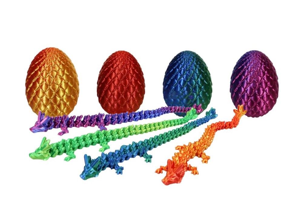 Dragon Eggs 3D Drachen Ei (verschiedene Designs, 1 Stück) - Fun Trading
