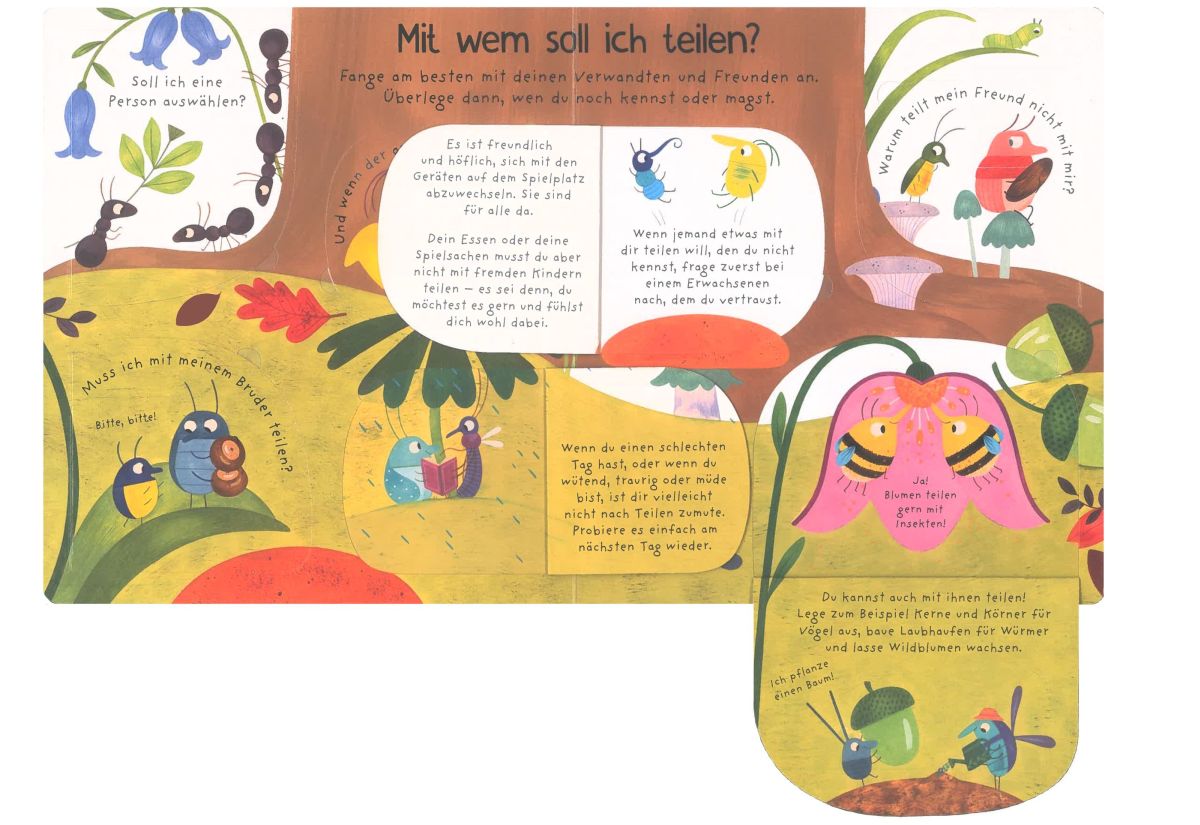 Erstes Aufklappen und Verstehen: Teilst du mit mir? 4+