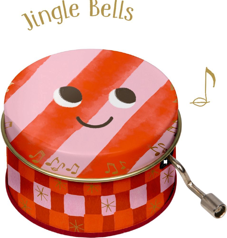 Metallspieluhr - Fröhliche Weihnachten (verschiedene Designs, 1 Stück)